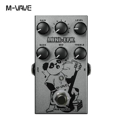 M-VAVE MINI-EFX Gitarrenpedal mit 9 Tönen und Boost Overdrive Verzerrung