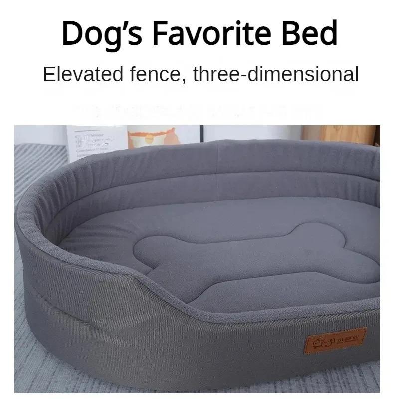 Winter Dog Pet Beds Square Dog Bed For Large Dogs Custom Size Dog Sofa Beds Waterproof Customized Pet Bed Inner Pad Washable