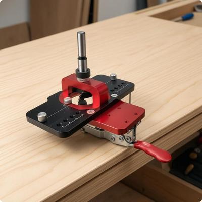 35mm Hinge Jig Stable Cup Drilling Easy To Install for Carpenters