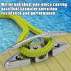 4.5/5/6/8 Inch Boat Folding Cleat Marine Hardware 316 Stainless Steel Mirror Polished Flip-up Mooring Boat Cleats