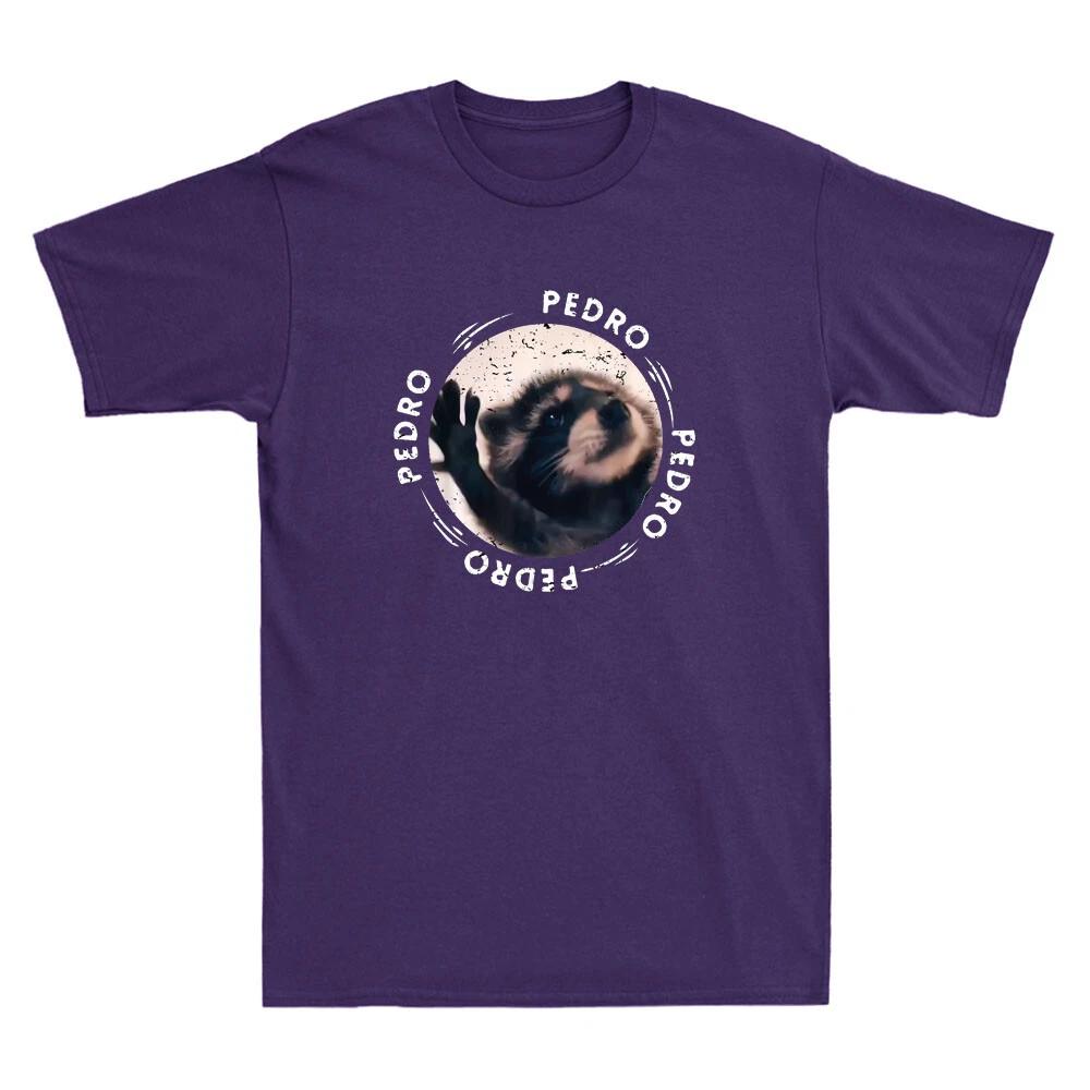 Pedro Dancing Raccoon Pedro Pedro Dancing Raccoon Funny Meme Retro Men s T-Shirt L