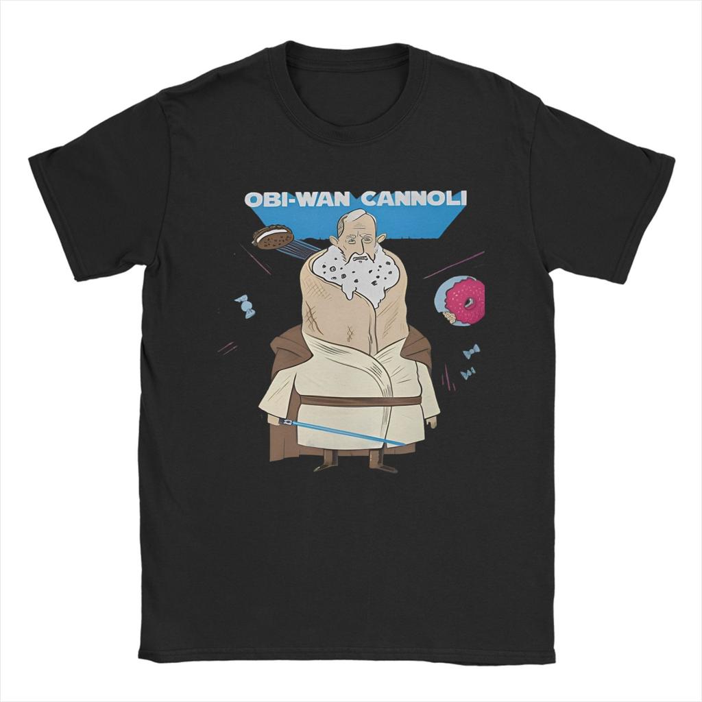 Obi-Wan Kenobi Koszulka Kosmiczna Męska Jezus Retro Kolaż Streetwear 100% Bawełna T-shirty Lato O-neck T-shirt Duże Rozmiary Top