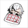 10CM Anime  Genshin Impact  Figure Stand Model Arlecchino Cute Desk Decor Standing Sign Gifts