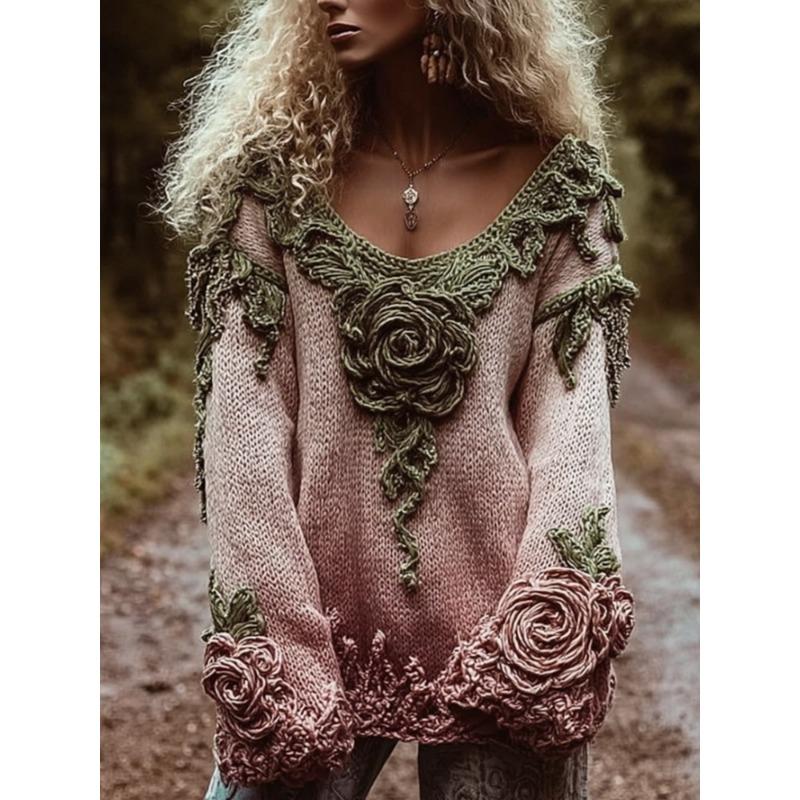 Damen S Lockerer Fauler Pullover für Herbst Winter