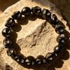 Acrylic Skeleton Beaded Bracelet Bone Stone Elastic Bangle Punk Skull Beaded Bracelet  Teenager