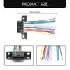 Sestavte otevřený OBD kabel J1962F 18AWG konektory do auta 16pinový OBD2 kabel prodlužovací konektor samice plochý kabel