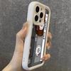 Tape Print Handyhülle für iPhone Air 16e 17 16 15 14 Pro Max 13 12 Pro 15 16 14 Plus Stoßfestes Silikon Weiche TPU-Hülle