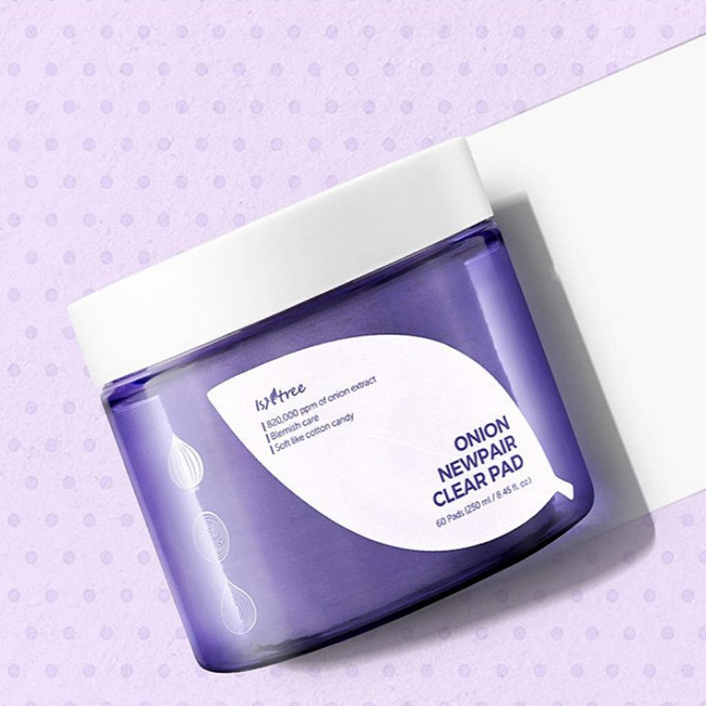 ISNTREE ONION NEWPAIR CLEAR PAD 250ml 60 płatków