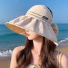 Kadınlar İçin Yeni Geniş Kenarlı Boş Üst Şapka Yaz Güneş Şapkası Yüz UV Güneş Korumalı Şapka UV Güneş Korumalı Balıkçı Güneş Şapkası