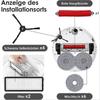 For Roborock Qrevo S/Qrevo MaxV/Qrevo Pro Main Side Brushes Hepa Filters Mop Cloth Dust Bags Replace