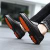Fashion Chef Shoes Four Season New Anti Slip Oil Resistant Plus Size Business Casual Men's Work Leather Shoes Fashion Comfort Soft Soled