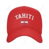 Unisex Baseball Cap Tahiti Independence Day Wild Sun Shade Peaked Adjustable Outdoor Caps for Unisex Women
