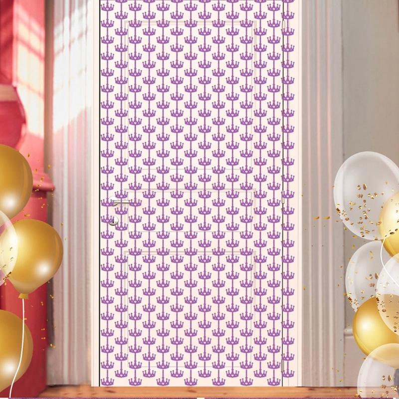 Crown Metallic Sparkling Fringes Curtain Tinsels Foil Tassels Backdrop for Weddings Birthdays and Christmas Party Decors