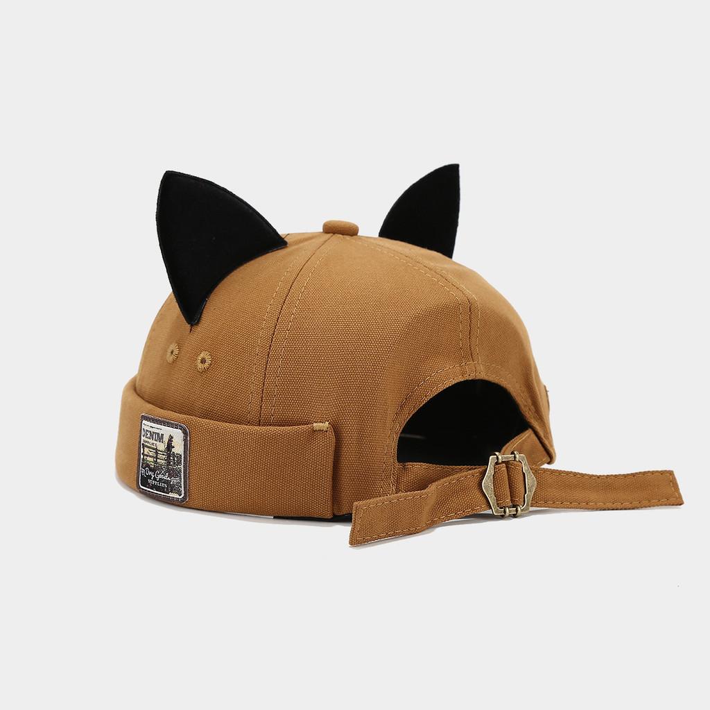 Cat Ears Baseball Cap With Adjustable Strap For Summer Casual Wear