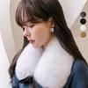 New Winter Neck Warmer Raccoon Fur Collar Fur Scarf Women's Luxury Fur Collar For Coat Fur Hood Decorate Luxury Fur Scarves