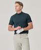 BILTMORE Men'S Golf High-Neck Perforated Back Short Sleeve T-Shirt