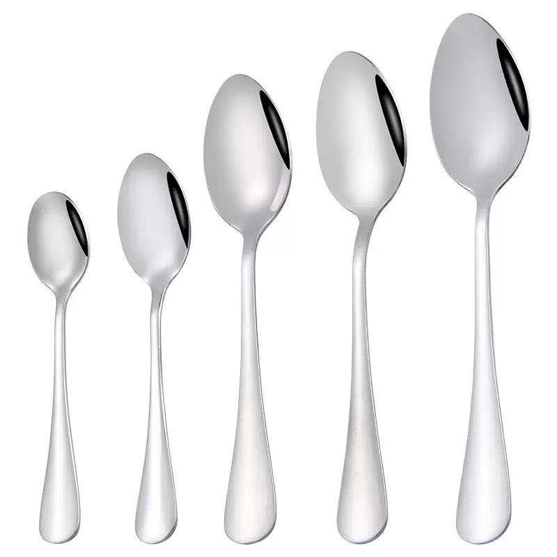304 Stainless Steel Spoons for Adults & Children - Stylish Household Soup Spoons