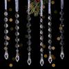 Christmas Acrylic Icicle Hanging Decorations Pendant With Snowflake Design For Festive Tree Decor