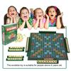 Board Game Scrabble Spelling Puzzle Game Educational Toy Family Party Kids Adult