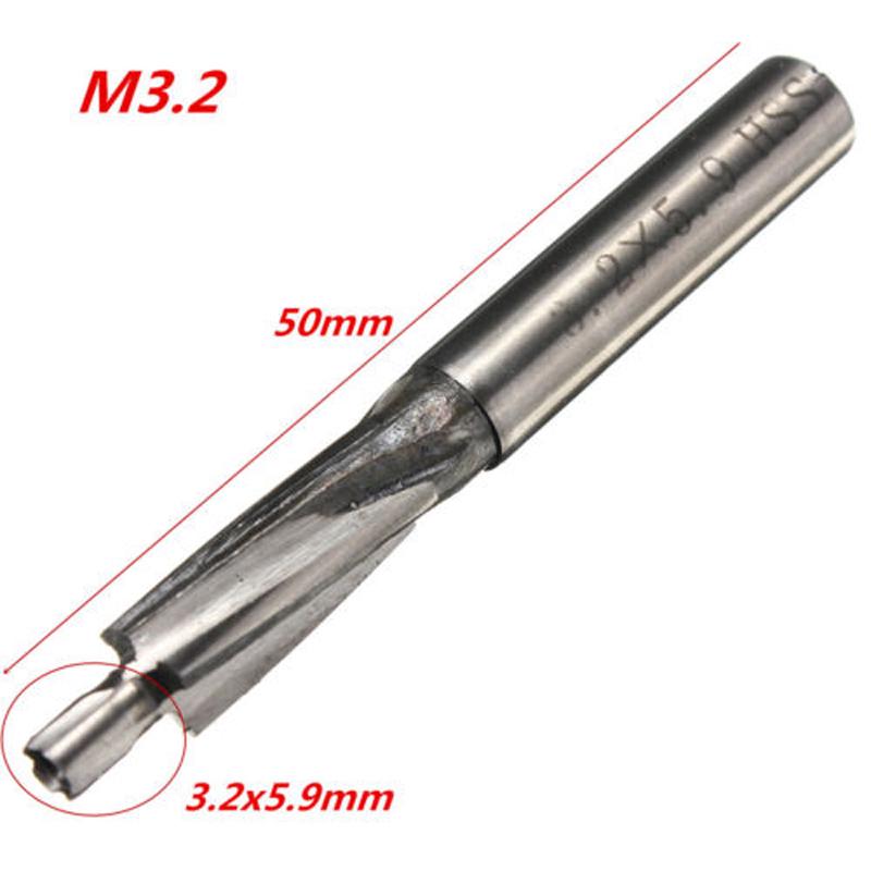 Buy Counterbore End Mill Cutter Slot Bit M3.2M12.4 Pilot Slotting Hand