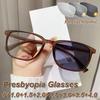 Small-Frame Square Photochromic Presbyopia Glasses Unisex High-Definition Blue Light Blocking Classic Trendy Far-Sighted Eyewear