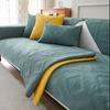 Pure Cotton Sofa Cushion Universal In All Seasons, Cotton Fabric Non-Slip Seat Cushion Cover Cloth, Simple Modern Sofa Cover Towel Seat Cushion