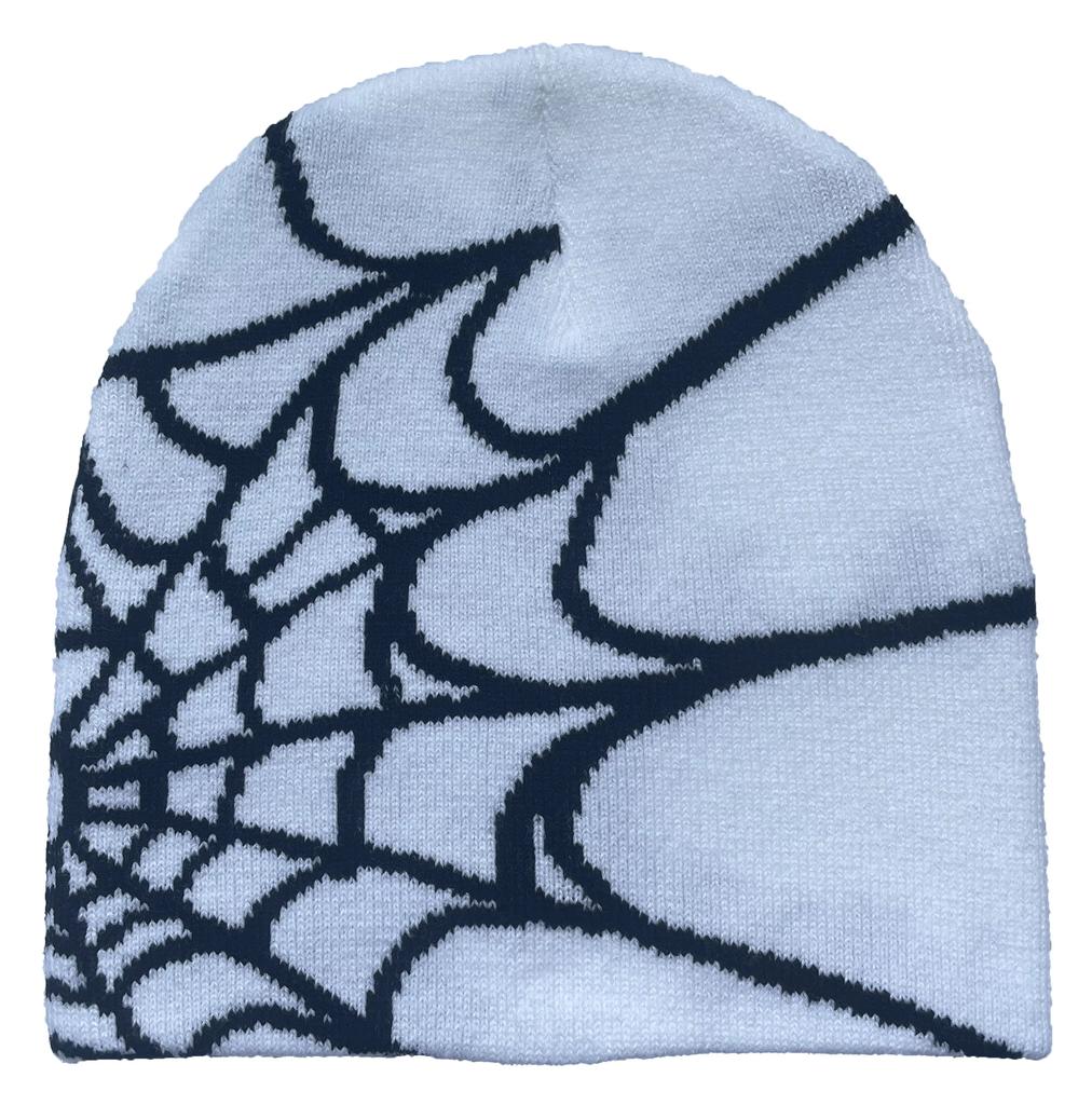 Gothic Style Spider Pattern Knitted Hat, Women'S Winter Warm Beanie, Men'S Casual Hat, Outdoor Knitted Hat