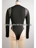 Spring 2026 Sexy Mesh Long Sleeve Bodysuit for Women