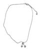 Sk8Er Rock Cherry Ball Chain Necklace