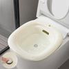 Toiletten-Sitzbadewanne Für Wöchnerinnen Schwangere Ältere Hämorrhoidenpflege Tragbare Hocksitz-freie Einweichwanne