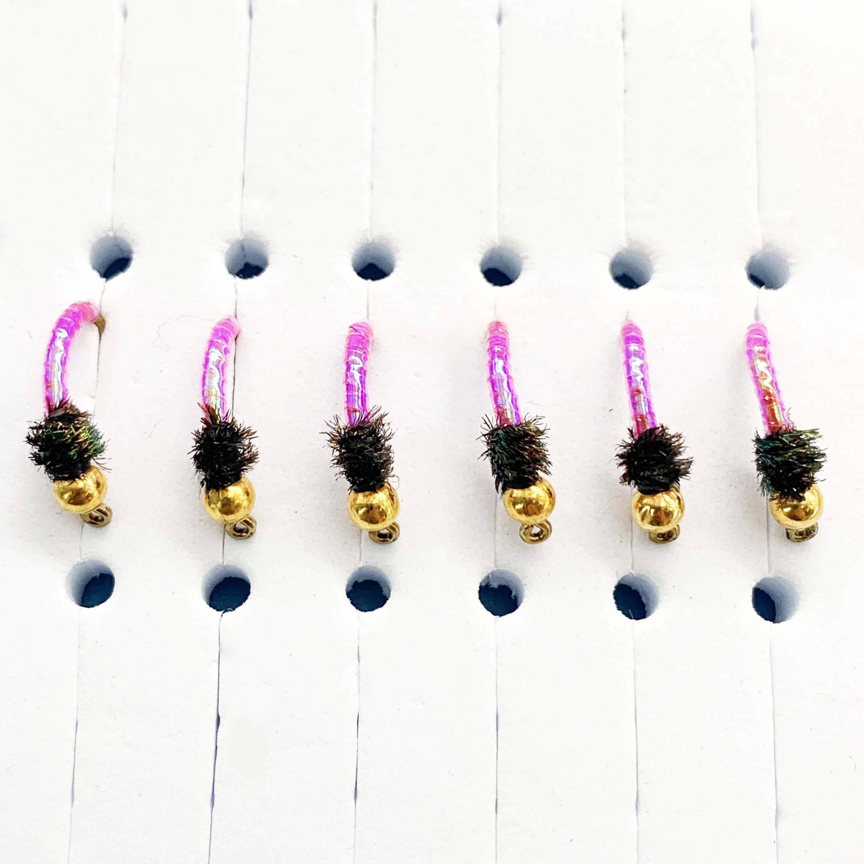 5/10/20/30 шт. латунные головки мошек нахлыстом для рыбалки 10 # форель/бас/окунь/сом — фото 5