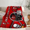 Tampa Bay Buccaneers Helmet Portable Blanket/Soft Blanket Bedding Blanket Suitable for Travel Camping Living Rooms Offices Sofas Fan Gifts