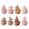 Festival Silicone Candle Mold Christmas Party Supplies Holiday Ornament Molds Suitable for Party and Home Decorations