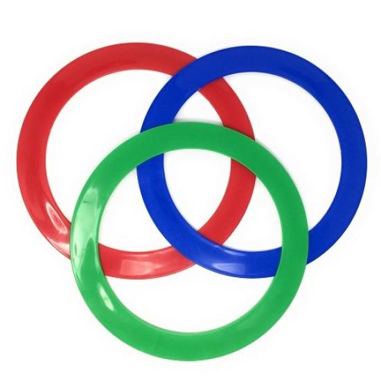 

Набор жонглерских колец из 3 штук JUGGLE 4 FUN (Красный, Синий, Зеленый)
