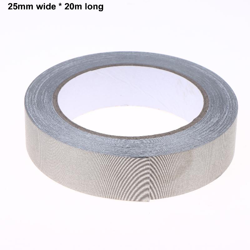 20M Tape Double Conductive Fabric Tape 5Mm~50Mm Width Single-Sided Laptop Cellphone Lcd Emi Shielding Adhesive Tape