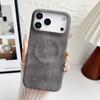 Applicable to iPhone17ProMax denim pattern magnetic mobile phone case skin feeling Apple 16Pro anti-drop 15 protective case