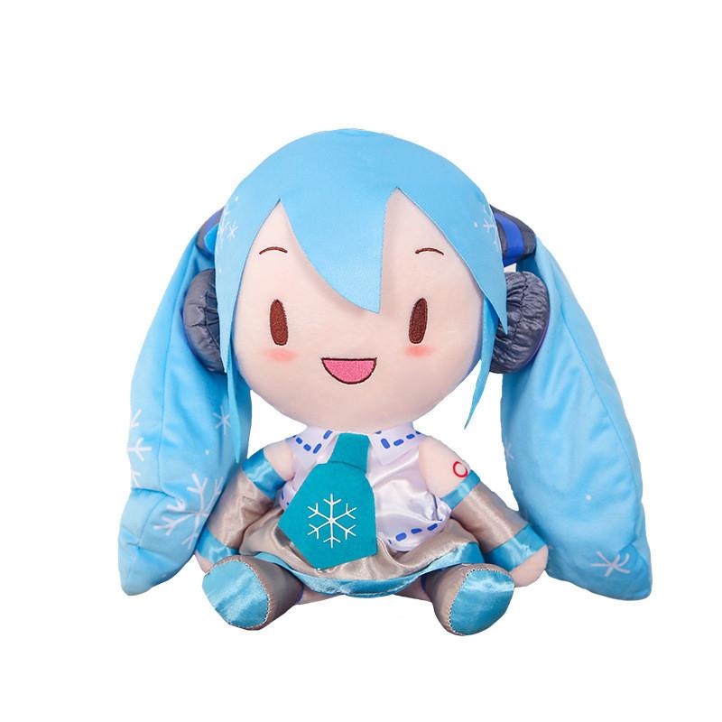 

Plush Miku Hatsune Toy Cartoon Stuffed Doll Anime Decoration Cute Kids Gift Bow Tie