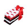 Valentines Day Over Knee Long Socks Cute Bowknots Lip Heart Pattern Thigh High Stockings for Women Parties Casual Wear