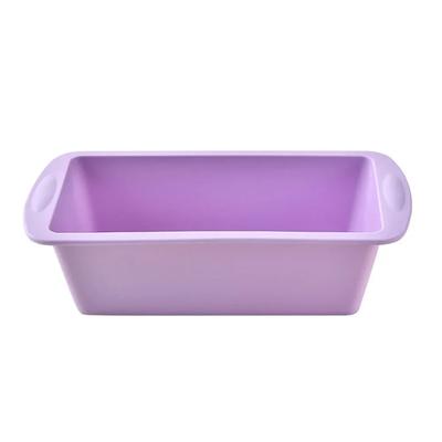 1 molde rectangular de silicona para el hogar, para tostadas de caramelo, pan de Pascua, utensilios de cocina para hornear pasteles, sartenes y herramientas para hornear.