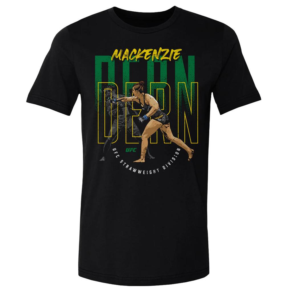 2026 Summer UFC Mackenzie Dern Fighting Graphic Tshirt Women Sports Cotton Short Sleeve Loose Leisure Fitness Shirt Unisex