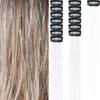 Yousheng 6Pcs Tinsel Hair Clips Easy To Install Remove Chic Look Anywhere Multicolor High Temperature Fiber Tinsel Hair