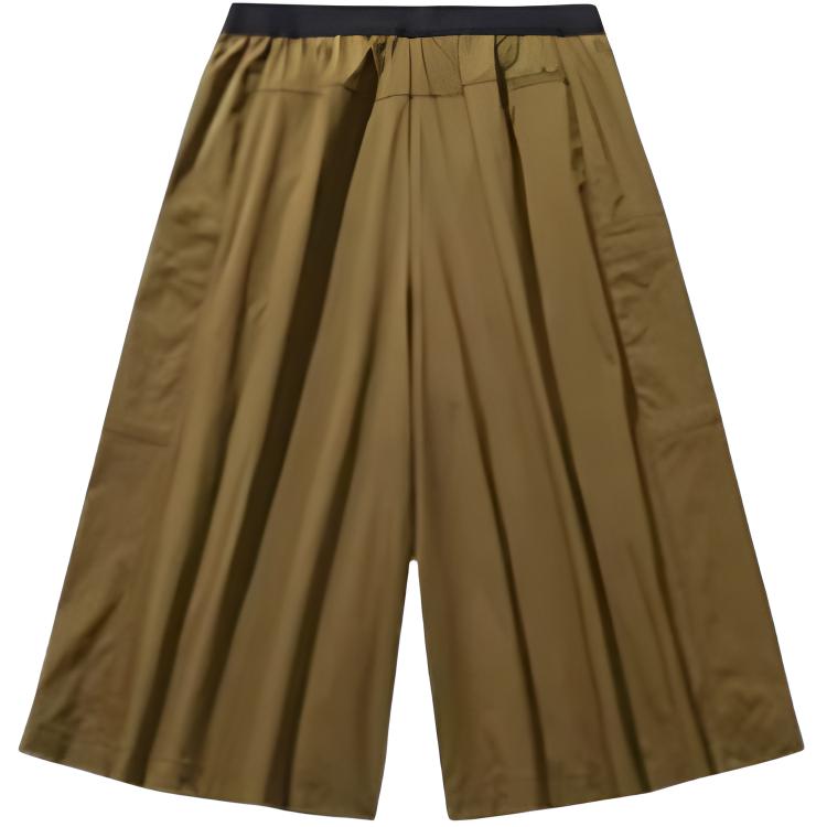 Anta Life Series Color Block Sports Simple Loose Comfortable Versatile Mid Waist Straight Leg Elastic Casual Shorts Women Shorts 162528508-1