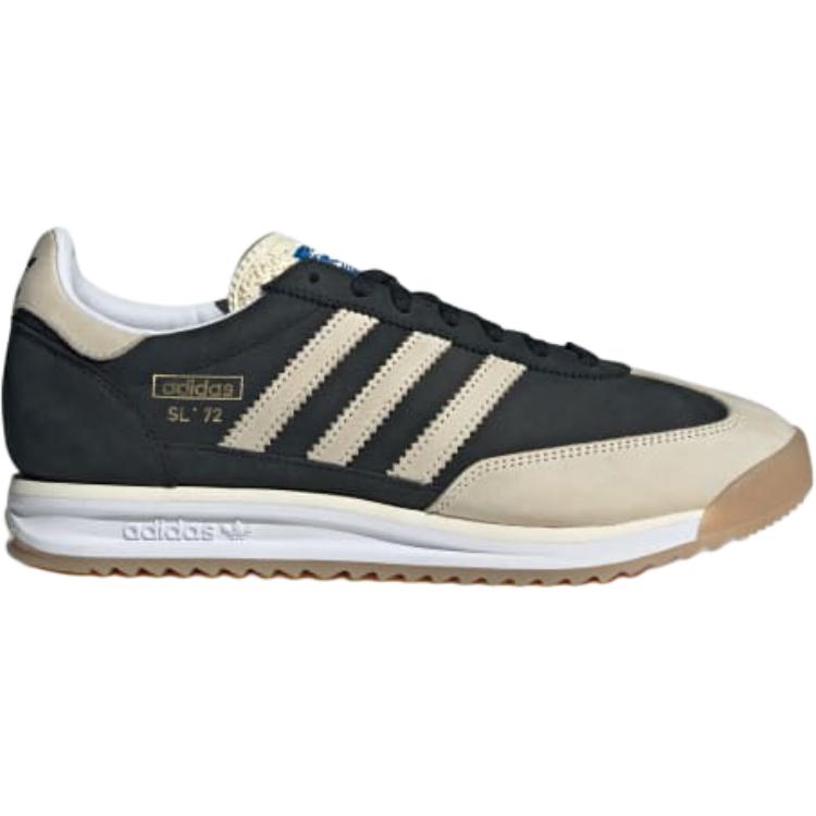 Adidas SL72 Noir Core Blanc Crème Baskets Homme Gum JS3994