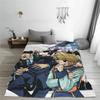 Anime Hunter X Hunter Blanket Coral Fleece Plush Killua Zoldyck Kurapika Freecss Gon Super Soft Throw Blankets for Bed Bed Rug
