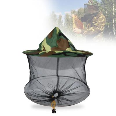 Imkereiwerkzeuge Tarnhut Outdoor-Spinning Sonnenhut Mückenhut locker befestigte Polyester-Baumwoll-Bienenzuchtkleidung Bienenwerkzeuge
