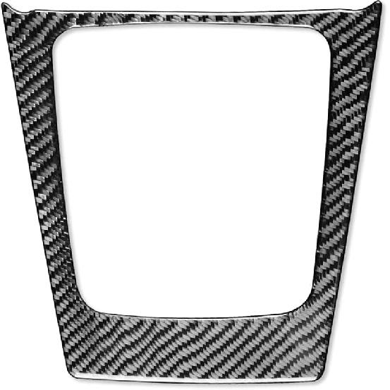 1pc Car Center Console Gear Shift Panel Decoration Sticker Real Soft Carbon Fiber Car Interior Compatible with Subaru Forester 2008-2012 Accessories