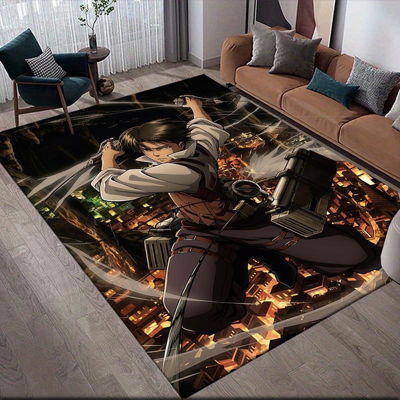 

Attack on Titan Survey Corps Collection2 Anti-Slip Floor Mat, Rectangular Carpet, Living Room & Entertainment Area 60x90cm
