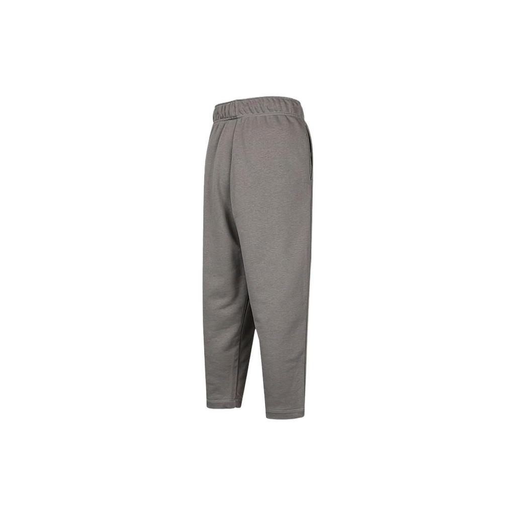 Nike Sportswear Essentials Solid Logo Mid-Rise Loose Fit Casual Sports Long Pants Women bottoms Light-Gray DR7838-029