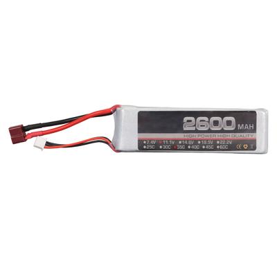 11.1V 35C 2600mAh 3S RC Lipo Battery for FPV Racing Drone Quadcopter Helicopter Airplane RC Boat RC