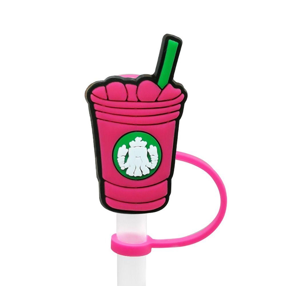 1/4Pcs BPA Free Drinking Straw Tips Cover Protectors Cap Straw Cap Durable Silicone Straw Cover